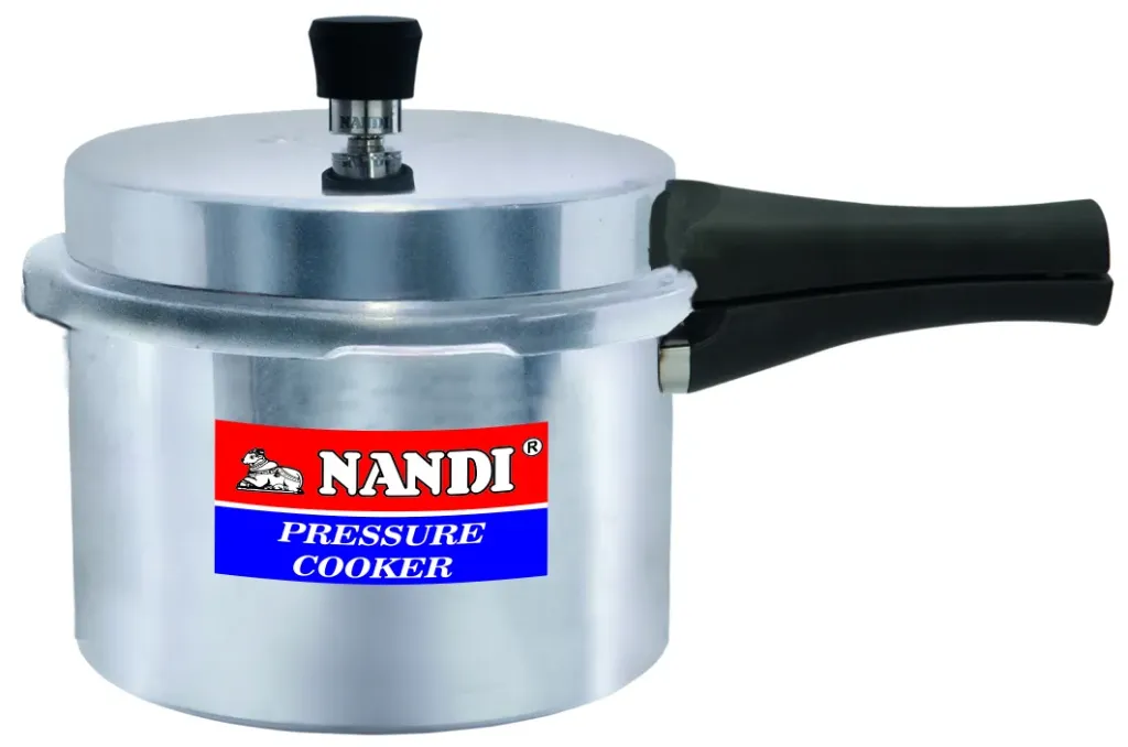 [NPC-3.0] Nandi aluminium pressure cooker 3 LTR 
